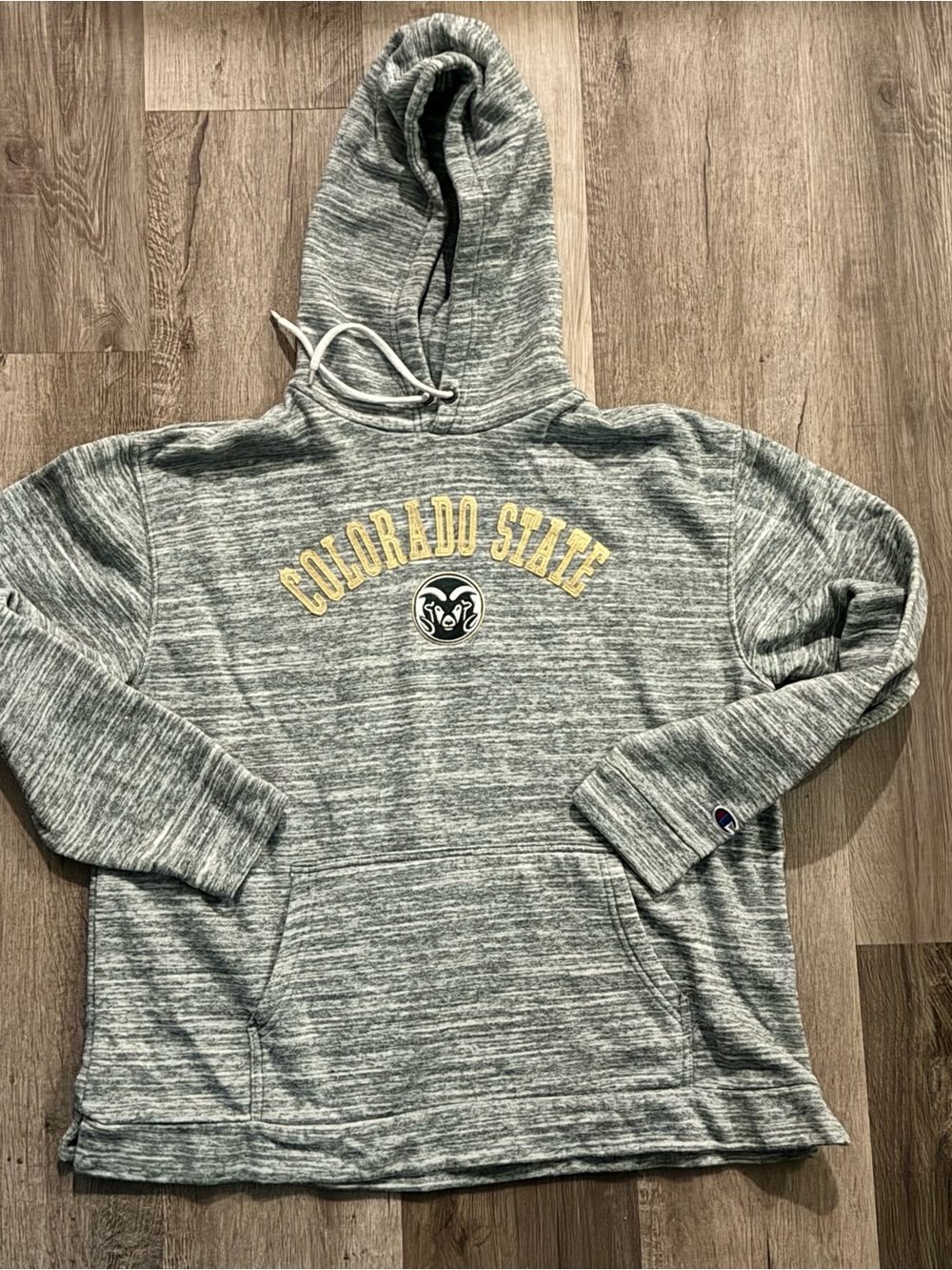 Champion Gray Colorado State Crewneck Hoodie
